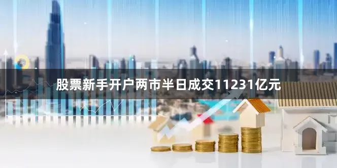 股票新手开户两市半日成交11231亿元