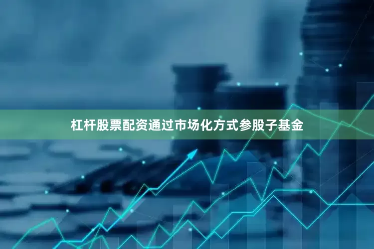 杠杆股票配资通过市场化方式参股子基金